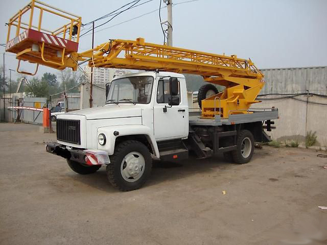 Автовышка 18м, телескопическая