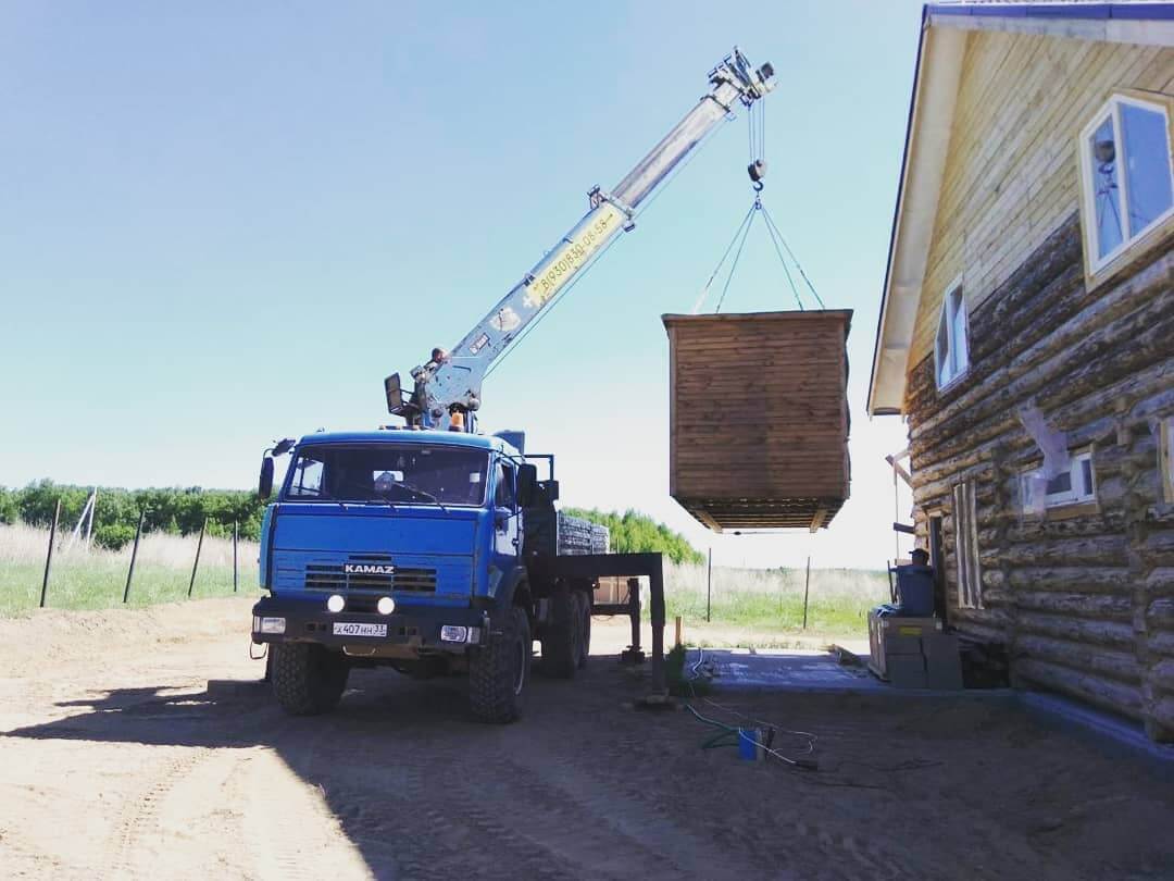 Манипулятор вездеход, стрела 7т, борт 10т